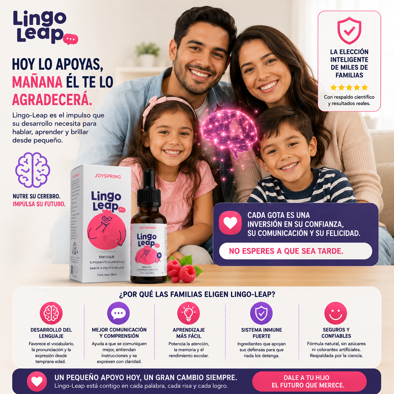 Lingo Leap – Vitaminas y Nutrición Infantil