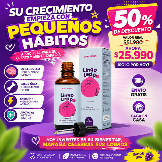 Lingo Leap – Vitaminas y Nutrición Infantil