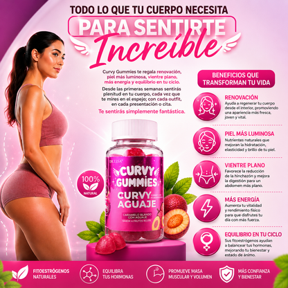 Curvy Gummies – Suplemento Femenino con Aguaje