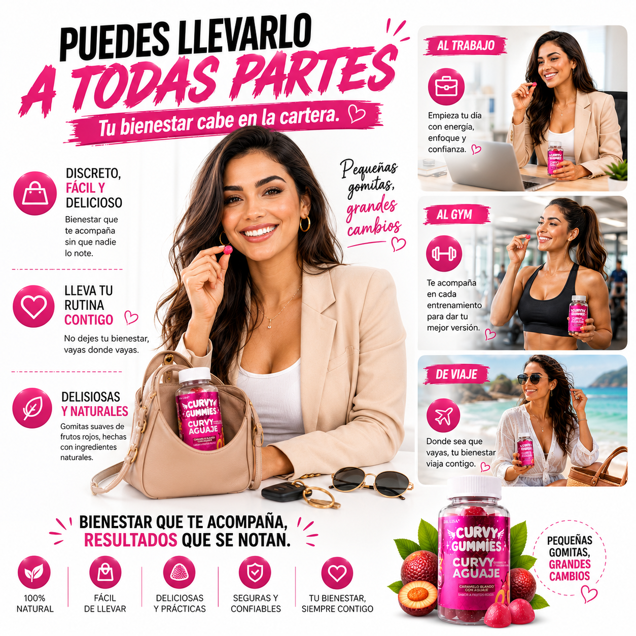 Curvy Gummies – Suplemento Femenino con Aguaje