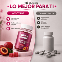 Curvy Gummies – Gomitas de Aguaje para Curvas Naturales, Firmeza y Balance Hormonal