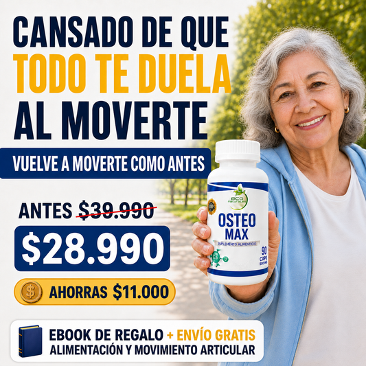 Osteo Max: apoyo diario para tus huesos y articulaciones