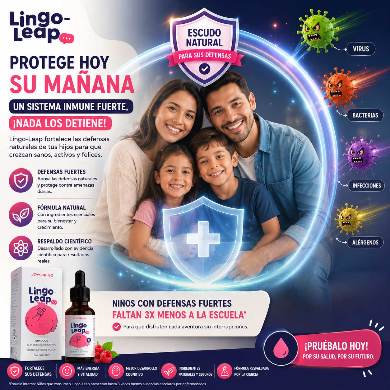 Lingo Leap – Vitaminas y Nutrición Infantil