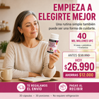 Probióticos para Menopausia 40 Mil Millones UFC + Prebióticos | Nutrix Pro
