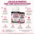 Probióticos para Menopausia 40 Mil Millones UFC + Prebióticos | Nutrix Pro