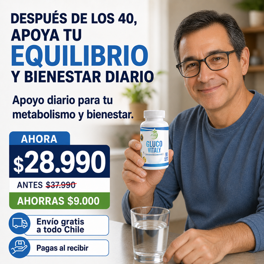 Gluco Vitaly: apoyo natural para tu bienestar metabólico